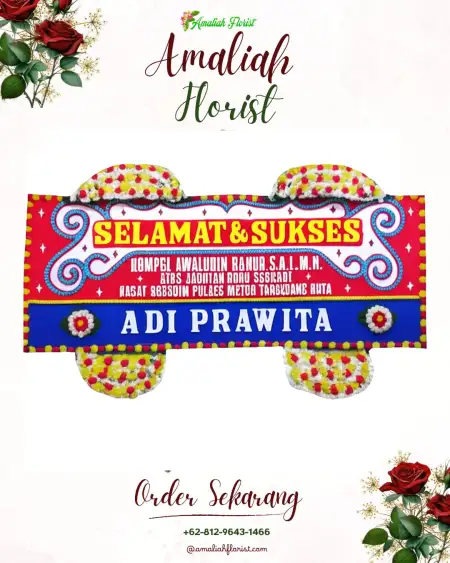 Papan Bunga Ucapan Selamat Kalumbuk